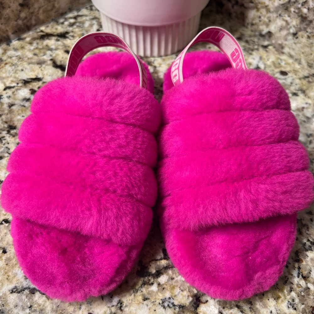 Ugg Pink Kids Slippers